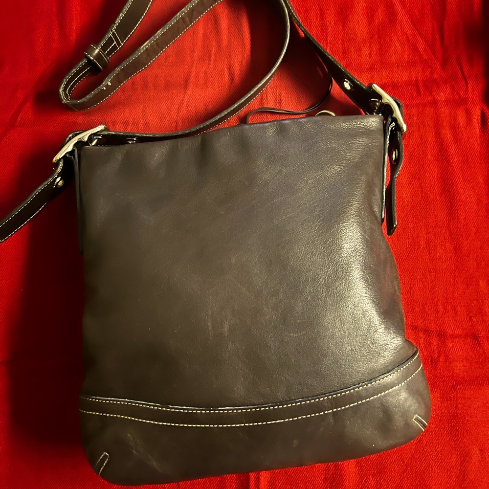 Vintage Coach Leather Bag